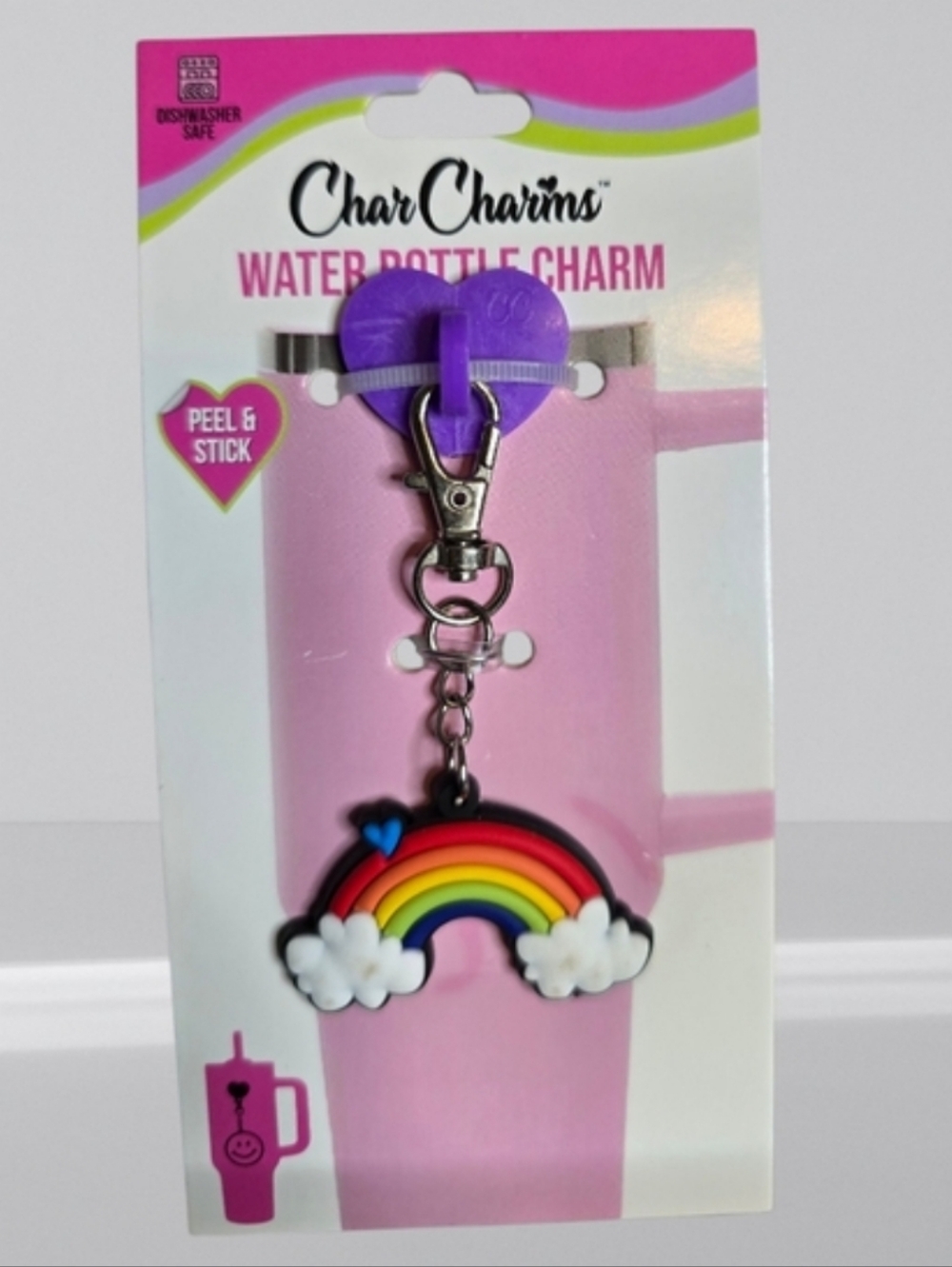 CharCharms Water Bottle Accessory Bundle – Straw Toppers, Bottle Boot & Charm - Picture 3 of 4